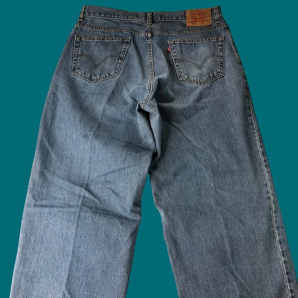 Levi's 560 Jeans Mens 36x36 Blue Y2K Medium Wash Relaxed Loose Tapered Skater